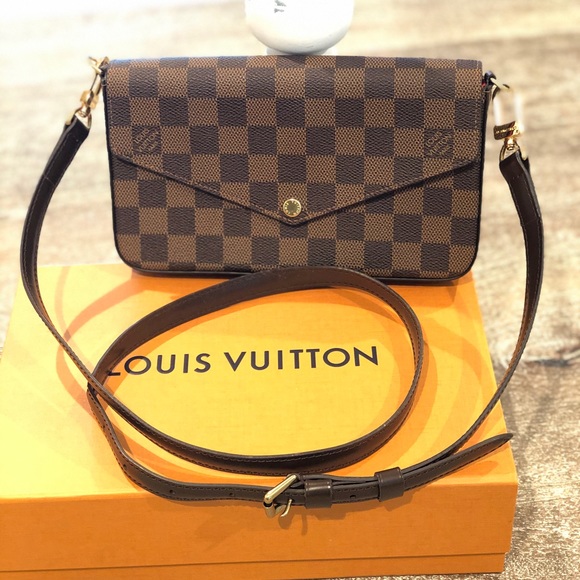 Louis Vuitton felicie pochette damier ebene - Picture 10 of 16